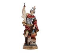 DRW Figurine San Florian Résine Peinte à la Main 30 cm