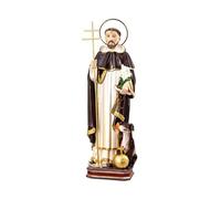 DRW Figurine Santo Domingo de Guzman Résine Peinte à la Main 12 cm