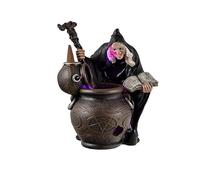 DRW Figurine sorcière Porte-encens en résine Peinte à la Main 12 x 15 cm