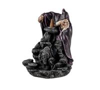 DRW Figurine sorcière Porte-encens en résine Peinte à la Main 14 x 15 cm