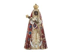 DRW Figurine Vierge de la Candelaria Résine Peinte à la Main 19 cm