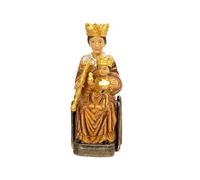 DRW Figurine Vierge de la Merce patronne de Barcelone en résine Peinte à la Main 5 x 5 x 11 cm