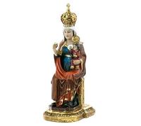 DRW Figurine Vierge de San Lorenzo en résine Peinte à la Main 20 cm