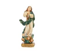 DRW Figurine Vierge immaculée pureté et Absence de péché Original en résine Peinte à la Main 11 cm