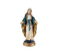 DRW Figurine Vierge Miraculeuse en résine Peinte à la Main 15 cm