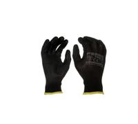 DRW Gants de travail nitrile sans couture 4121X Grip 13 noirs 12 jeux Taille M