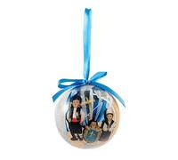 DRW Lot de 12 Boules de Noël Mystère asturien Ø 7,5 cm