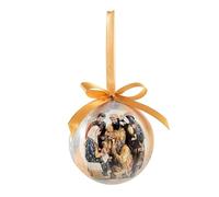 DRW Lot de 12 Boules de Noël Mystère Classique Ø 7,5 cm