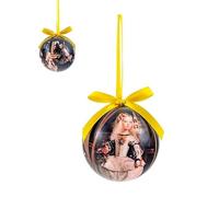 DRW Lot de 12 Boules de Noël Tableau Las Meninas de Velazquez Ø 7,5 cm
