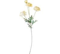 DRW Lot de 12 Bouquets de Fleurs en Polyester Jaune 1 x 1 x 58 cm