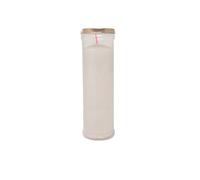 DRW Lot de 12 voiles blancs transparents du Saint Saint avec couvercle en métal de 18,5 cm en voile votif liturgique Cimetière et Iglesias