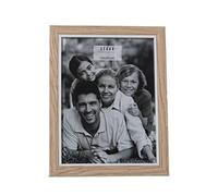 DRW Lot de 2 cadres photo photo 15 x 20 cm en bois dm et papier naturel 18,6 x 23,6 x 1,5 cm