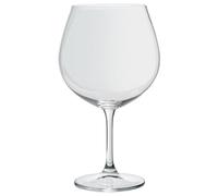 DRW Lot de 2 Verres à gin Tonic en Verre de Bohême 820 ML Transparent 12 x 12 x 21 cm