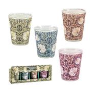 DRW Lot de 4 verres à shot en verre Pimpinela 5 x 5 x 6 cm