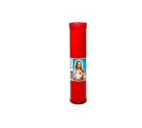 DRW Lot de 6 voiles Rouges Sacré-Cœur de Jésus 27 cm Voile votif liturgique Cimetière et Églises