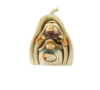 DRW Mystère Enfant en Dentelle en Forme de Poire 3 pièces en résine Peinte à la Main 6x3x8 cm