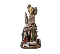 DRW Mystère Enfant Naissance dans Un Tronc en résine Peinte à la Main 10x10x19 m