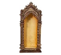 DRW Niche pour Figurines de Saints ou Bougies en résine Peinte à la Main 9 x 5 x 20 cm