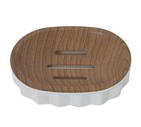 DRW Porte-Savon de Bain Acrylique Blanc 3 x 12,5 x 9 cm