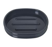 DRW Porte-Savon de Bain Acrylique en Gris 2x12x9 cm