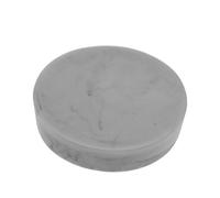 DRW Porte-Savon Rond en Acrylique et Finition marbre 11,5 x 2,5 cm