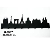 DRW Portemanteau Animaux à 5 Crochets Métal 35,5 x 3 x 13,5 cm