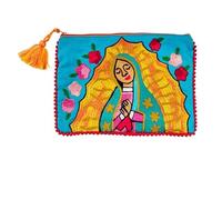 DRW Sac Vierge de Guadeloupe en Tissu de Couleurs Bleues 25 x 2 x 18 cm