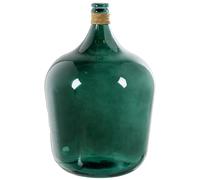 DRW Vase de Sol en Verre Yea Bleu et Naturel 37 x 37 x 55 cm