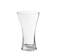 DRW Vase de Table en Verre Transparent 8,5 x 8,5 x 20 cm