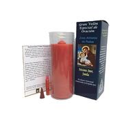 DRW Velon Saint Antoine de Padoue Bougie renforcée avec prière pour demandes d'amour, famille