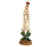 DRW Vierge de Fatma 15 cm résine avec Coffret Cadeau avec Histoire 15 cm