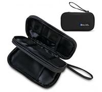 Drwosm Pochette Cable RéSistant Aux éClaboussuresRangement Cable Chargeur Sacoche Rangement Chargeur Organisateur Cable Multiples Poches Voyage Accessoires, Noir, 19 X 11 X 4 cm