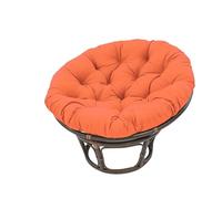 DRXRD Coussins pour Chaise Suspendue en Forme d’Œuf Imperméables, Coussin de Siège et Dossier pour Chaises Hamac d’Intérieur et d’Extérieur, Doux et Confortable(Orange,70 * 70)