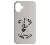 Dry Bones Come Alive Guitariste Squelette Christian Rocking Coque pour iPhone 16 Plus