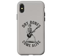 Dry Bones Come Alive Guitariste Squelette Christian Rocking Coque pour iPhone X/XS