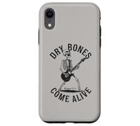 Dry Bones Come Alive Guitariste Squelette Christian Rocking Coque pour iPhone XR