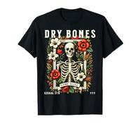 Dry Bones Come Alive Squelette Floral Christian Faith T-Shirt