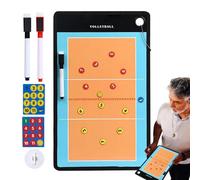 Dry Coaches Porte-bloc magnétique pour marqueur de volleyball, fournitures d'entraînement de volleyball avec terrain complet et demi pour l'entraînement, les compétitions