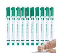 Dry Erase Marker - Fine Tip Erasable, Classroom Pen Set, Built In Eraser Stationery | Precision Drawing Tools, Whiteboard Calendar School Preschool Kindergarten Learning Supplies Smooth Ink Flow
