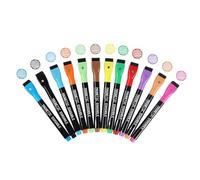 Dry Erase Markers Magnetic, 12 Pieces Magnetic Dry Erase Marker, Fine Tip Dry Erase Markers, Big Whiteboard Pens, Bullet Tip Whiteboard Markers, Easy To Use, Portable for Schools