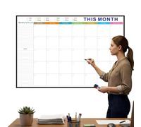 Dry Erase Wall Calendar | Foldable No Date Big Planning Planner