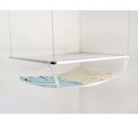 DRY-SMART AERONET Filet de séchage XL pour pulls, filet de séchage pour linge, filet de séchage pliable 115 x 75 cm, Lift, Flex et sèche-linge de plafond en aluminium