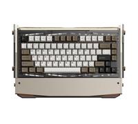 DRY STUDIO Black Diamond 75 RGB Clavier de jeu mécanique sans fil 2,4 G, 2 ms, connexion trimode, montage à ressort de lame, intérieur personnalisé, interrupteur interchangeable