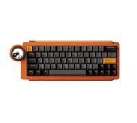 DRY STUDIO Ice Ring 63 RT HE Clavier de jeu filaire magnétique 0,1 ms Faible latence 0,01 Précision 0,01 Accessoires de jeu Pilote personnalisé et effets d'éclairage Orange Starburst