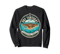 Dry Tortugas National Park Florida Emblème Nautique Vintage Sweatshirt