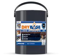 Drybase Résine d'Étanchéité Liquide 5L Noir - Membrane Anti-Humidité pour Sols, Bois Encastrés & Jonctions Mur-Sol