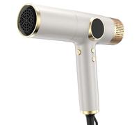 Dryer Dual Voltage Travel Hair avec diffuseur - Séchoir ion professionnel pour femme, blanc, HD01