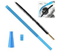 Dryer Vacuum Hose Attachment, Dryer Vent Cleaning Kit for Vacuum - Long Flexible Dryer Vent Cleaner Kit & Dryer Vent Cleaner for Lint Removal (Blue*2)