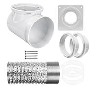 Dryer Vent Hose Air Conditioner Kit Window Exhaust Plate Wall Mount Connector Replacement Parts for Ceiling Ventilation Fans Washer RV Home Circulation Cooling, 650g
