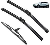 DRYFAL Balais d'essuie-Glace Avant et arrière pour Land Rover Evoque L538 2011-2017 Essuie-Glace Voiture Ensemble Pare-Brise Fenêtre Brosses